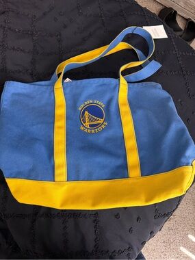 GAP Blue and Yellow Golden State Warriors Tote Bag